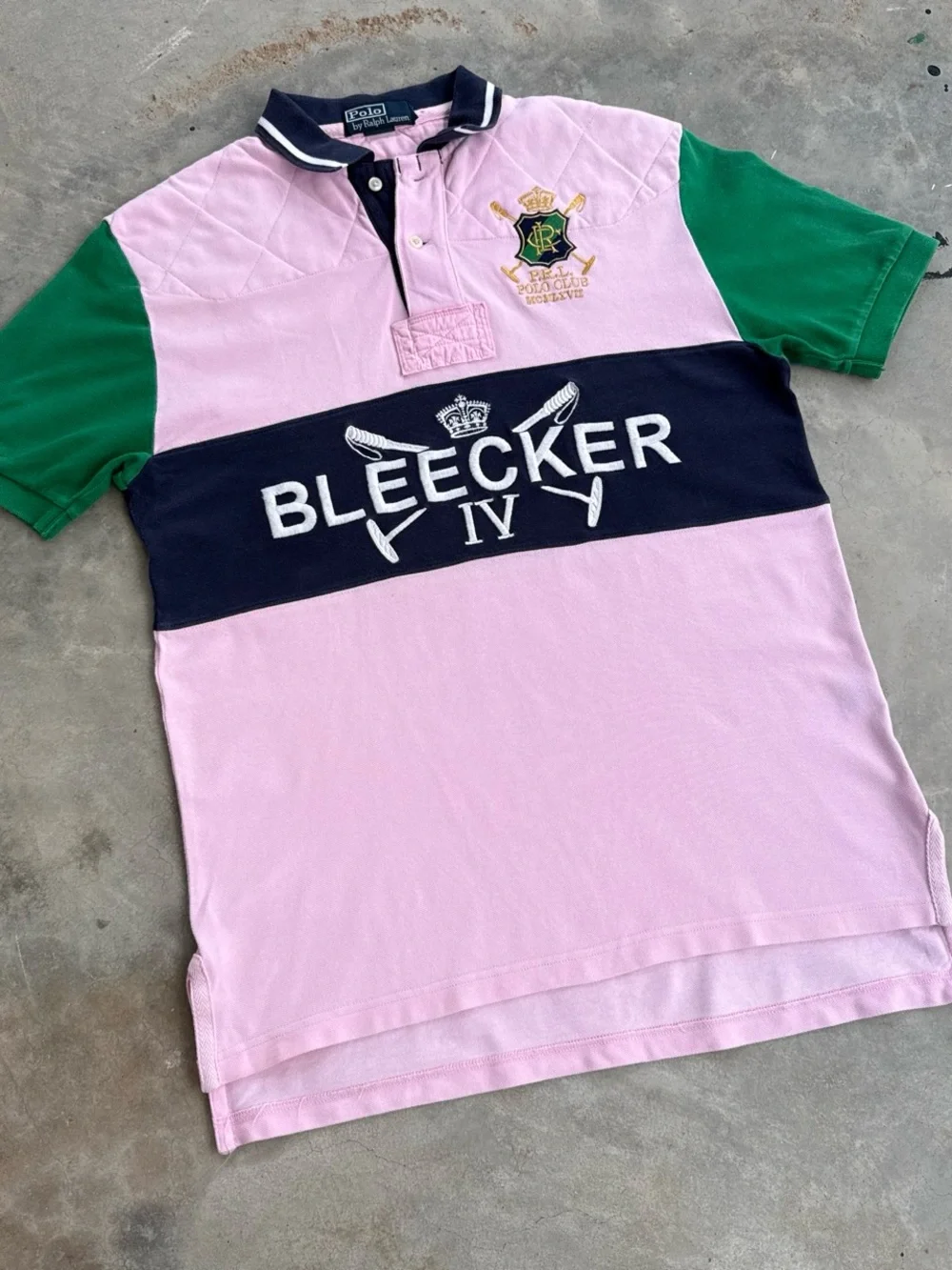 Polo Ralph Lauren Bleecker IV Polo Club Colorblock Rugby Shirt